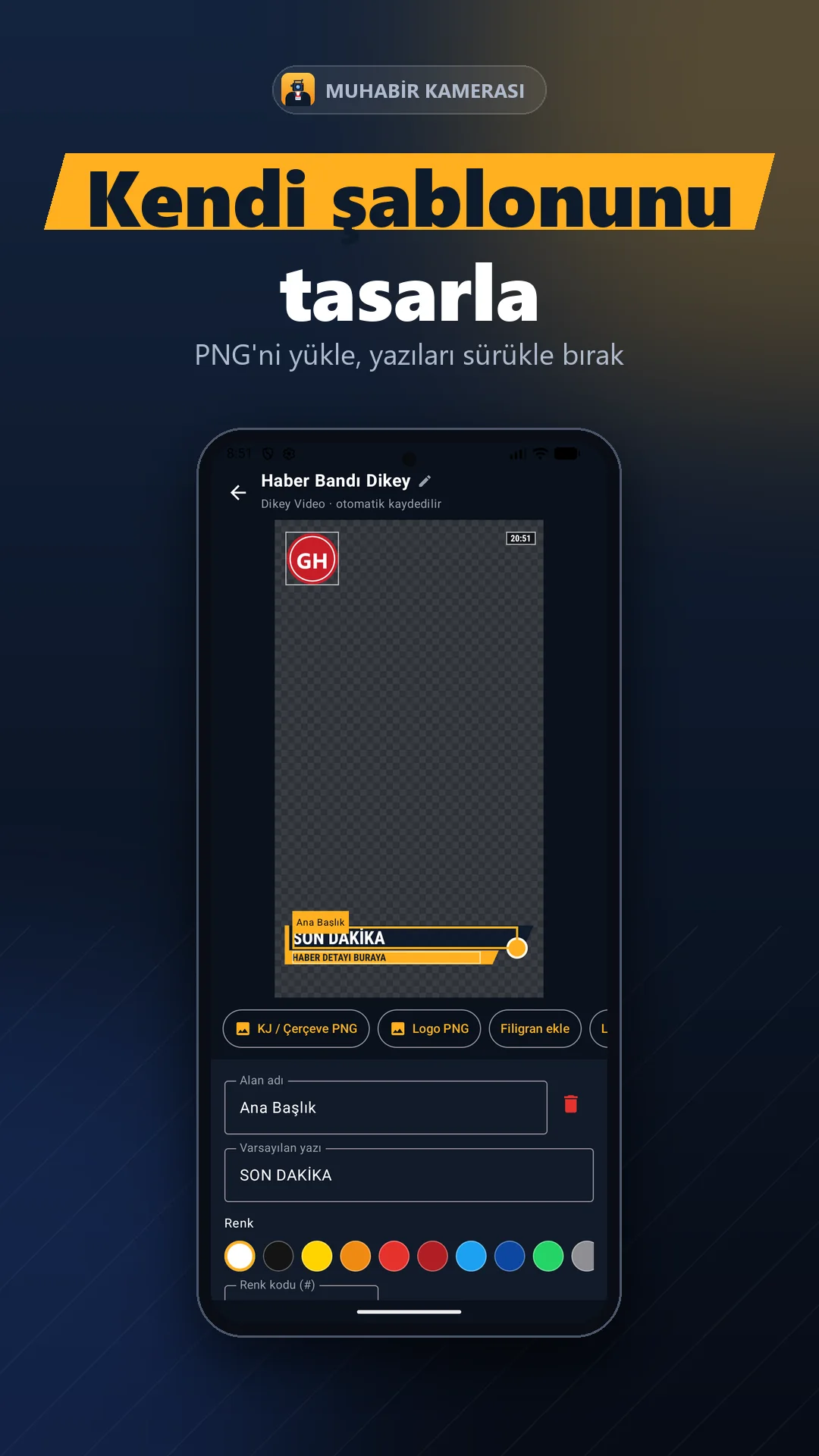 Muhabir Kamerası ekran görüntüsü